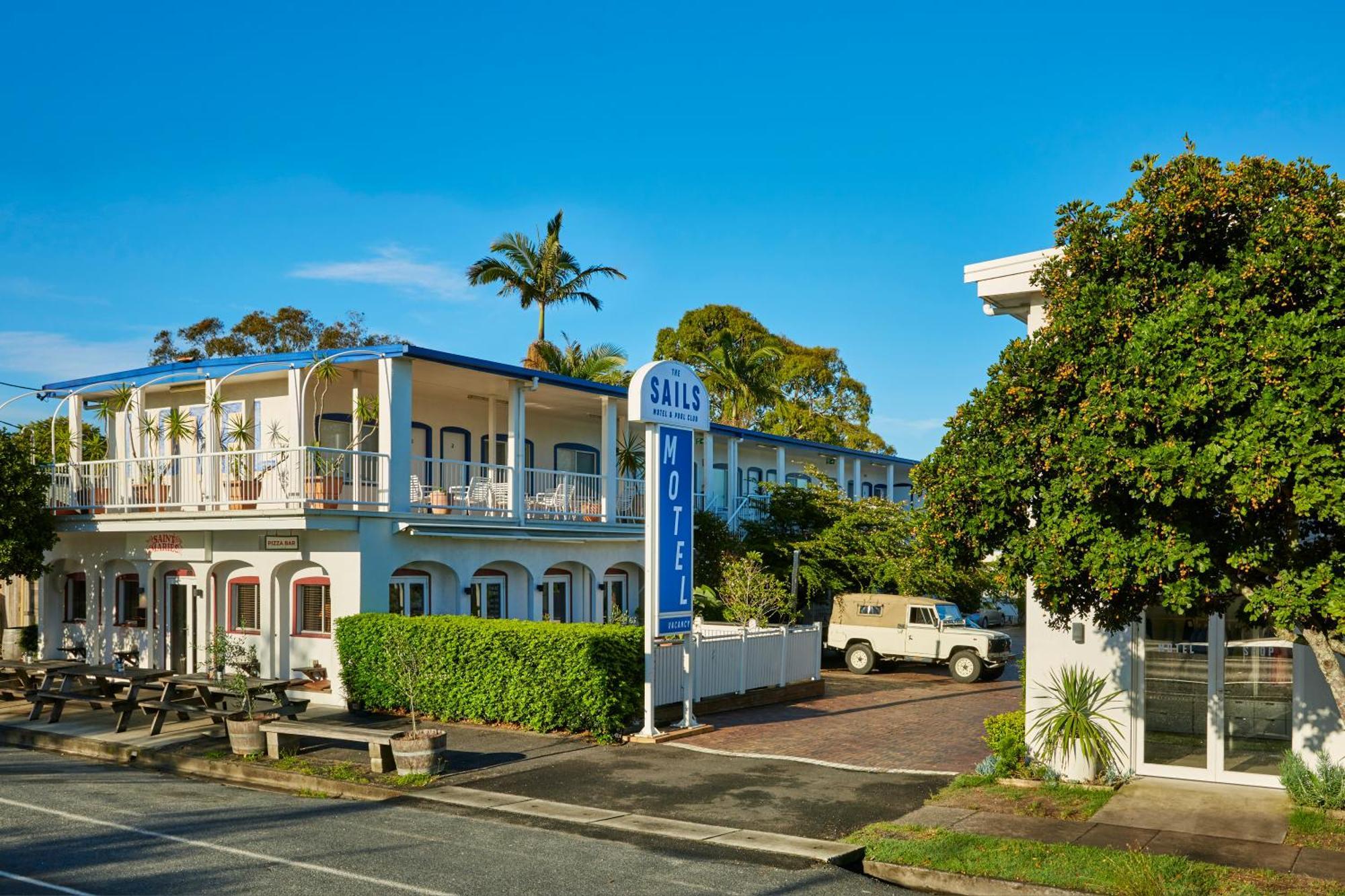 The Sails Motel Brunswick Heads Exteriör bild