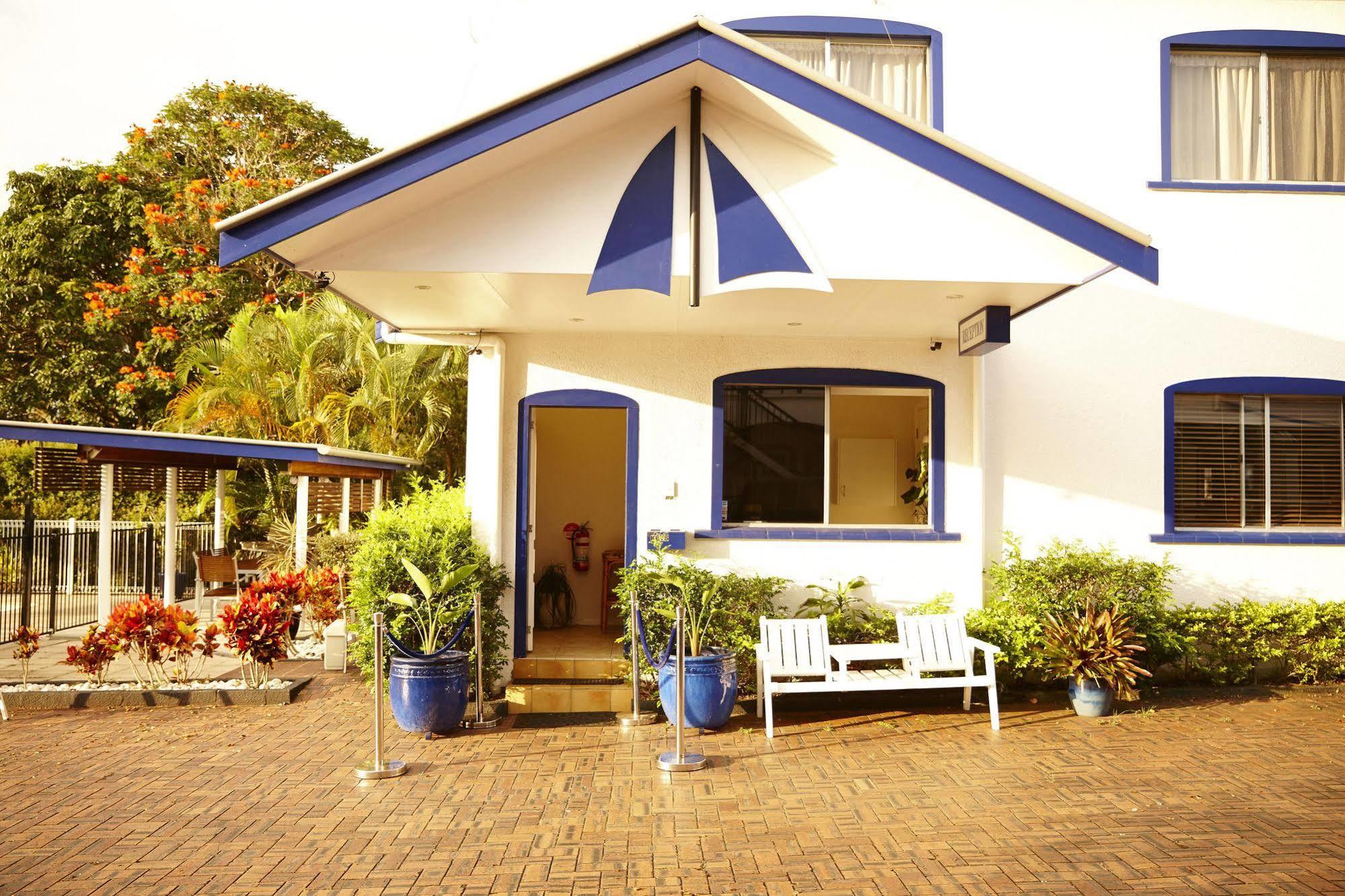 The Sails Motel Brunswick Heads Exteriör bild